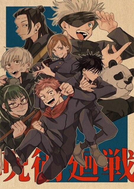 Premium poster Jujutsu Kaisen- Jujutsu Kaisen Merch