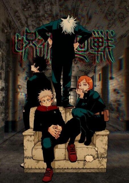 Premium poster Jujutsu Kaisen- Jujutsu Kaisen Merch