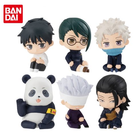 Bandai-Jujutsu-Kaisen-0-The-Movie-Sitting-Position-Dolls-Okkotsu-Yuta-Inumaki-Toge-Gojo-Satoru-Cute