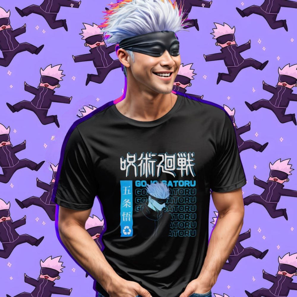 Gojo Satoru JJK Anime T shirt IP0104 3 - Jujutsu Kaisen Store