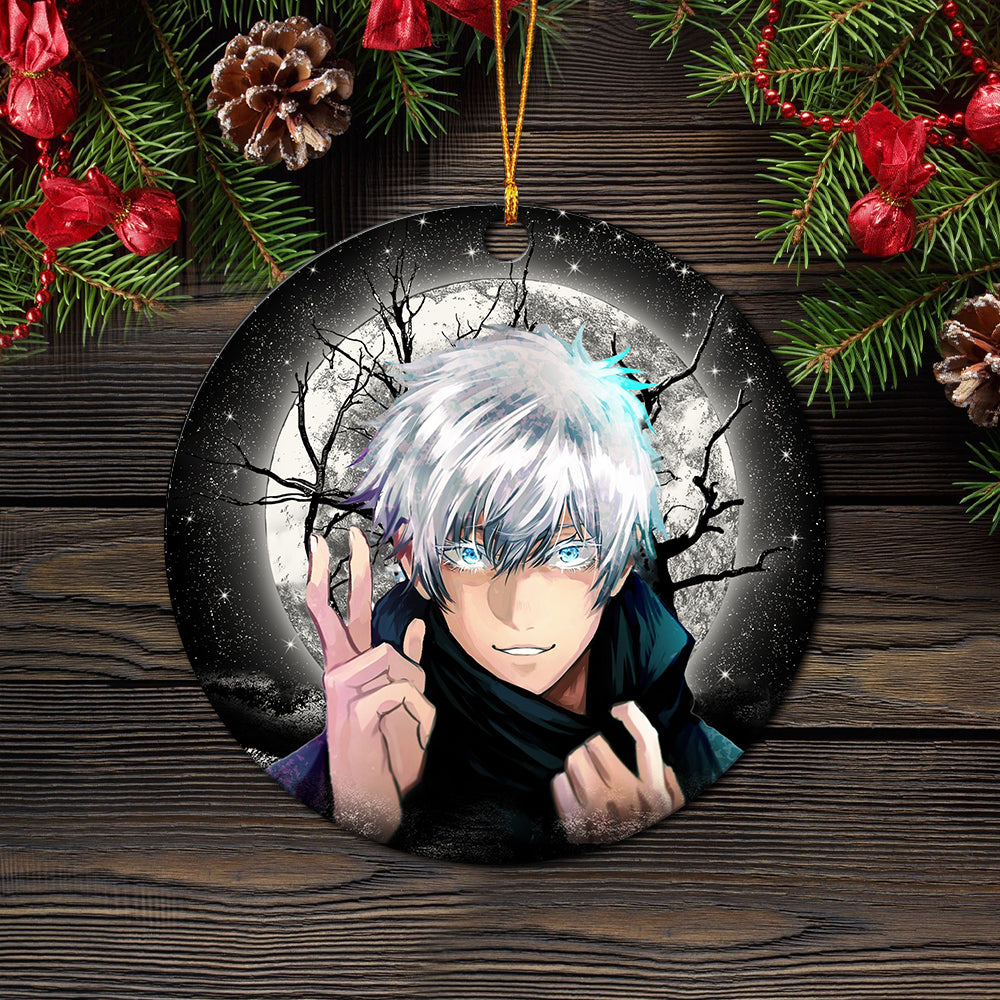 gojo moonlight mica circle ornament perfect gift for holiday s43dd - Jujutsu Kaisen Store