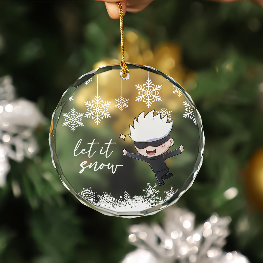 gojo-satoru-funny-let-it-snow-glass-ornament-perfect-gift-for-christmas-holiday-bap6t