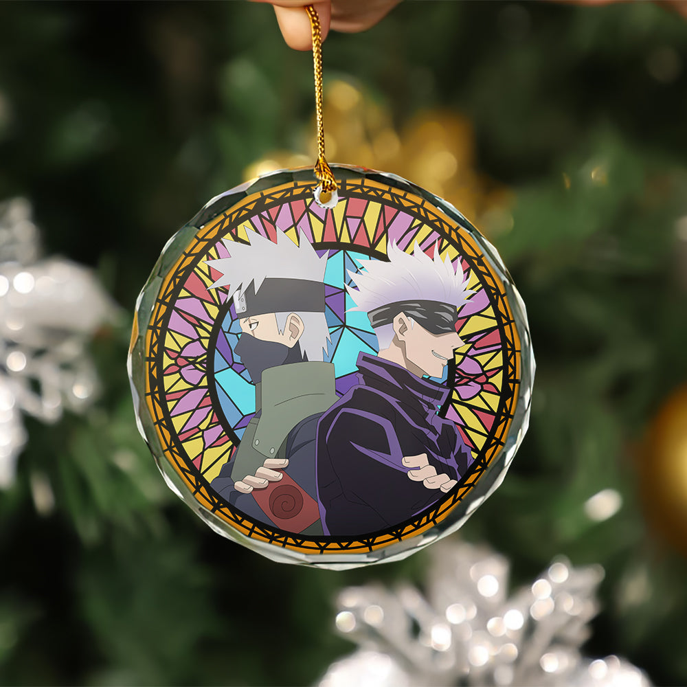 gojo-vs-kakashi-stained-glass-ornament-perfect-gift-for-christmas-holiday-parcl