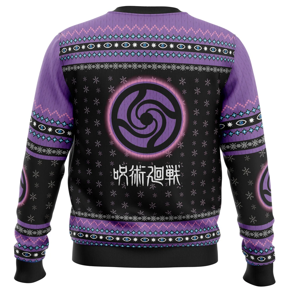 satoru gojo jujutsu kaisen ugly christmas sweater dh8kd - Jujutsu Kaisen Store