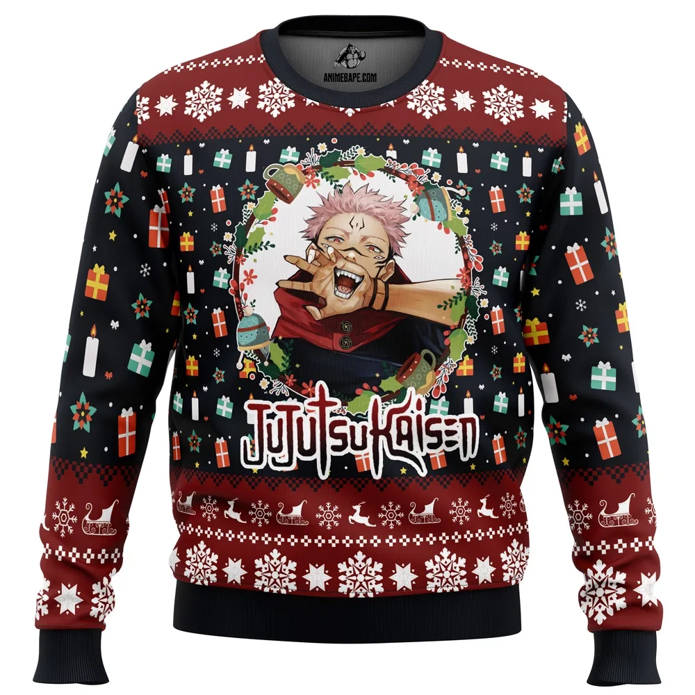 sukuna-christmas-jujutsu-kaisen-ugly-christmas-sweater-27psa